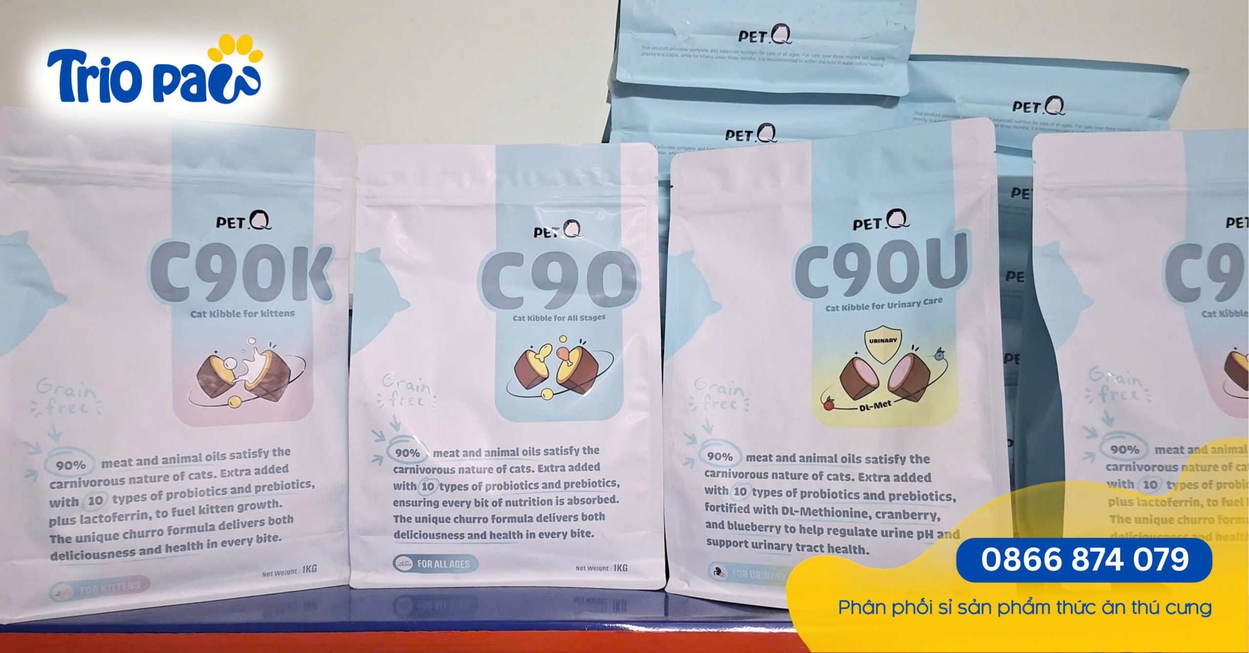 Thức ăn hạt PetQ Churro C90
