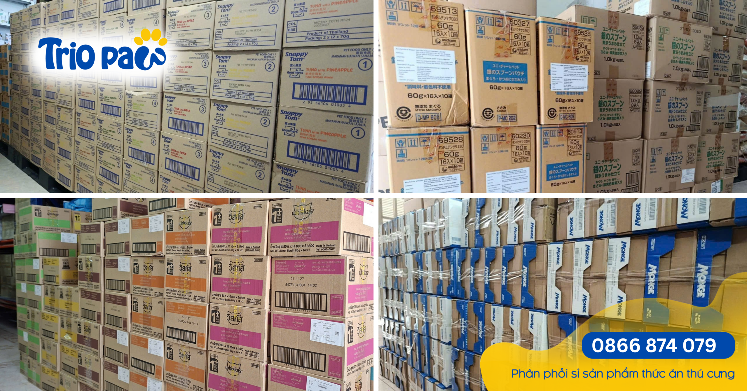 SỈ THỨC ĂN THÚ CƯNG CHO PHÒNG KHÁM THÚ Y TP.HCM