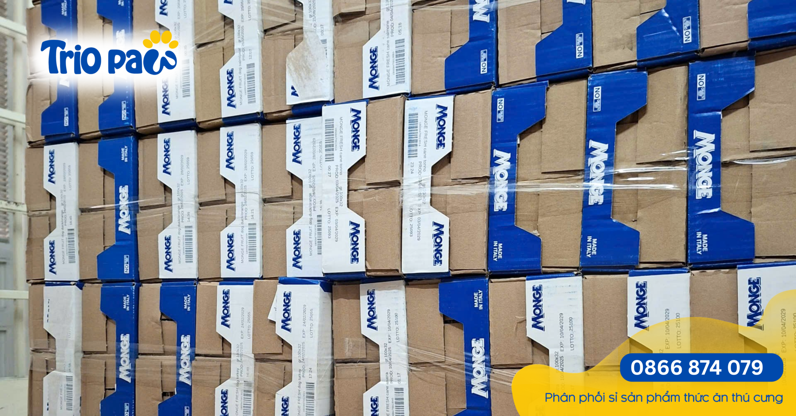 NHẬP SỈ PATE MONGE CHO CHÓ CHÍNH HÃNG TẠI TP.HCM